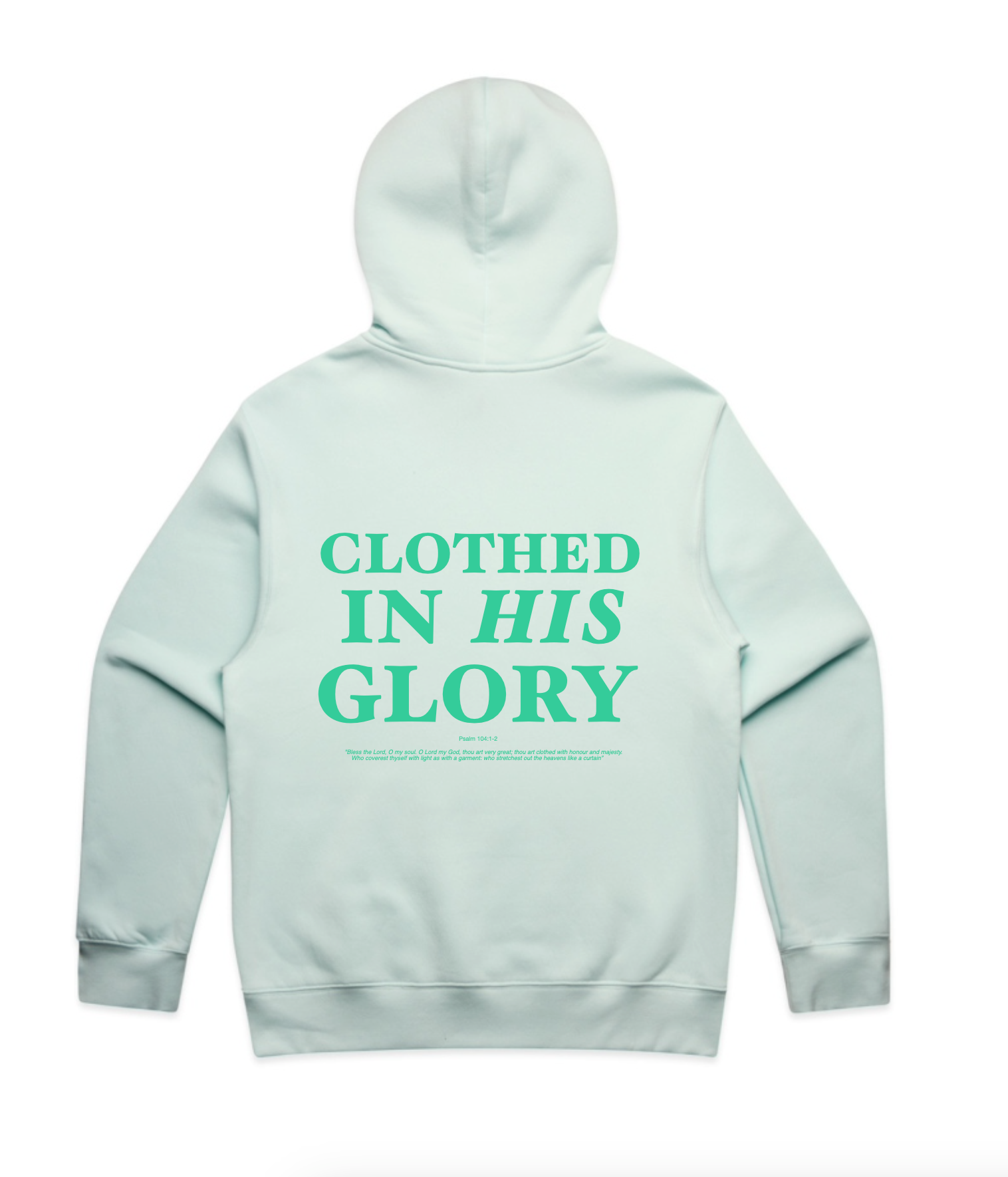 Chapel Wear Hood - Foam/Jade