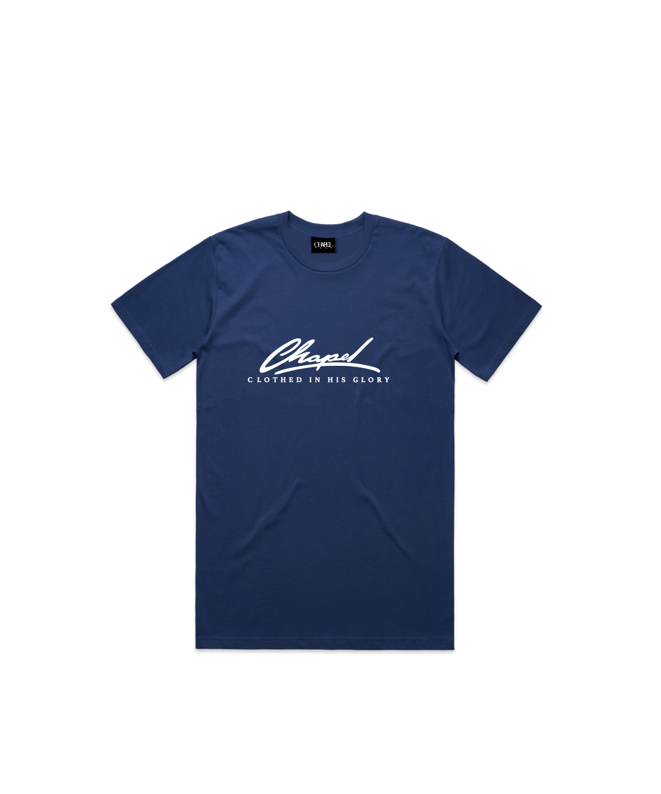 Chapel Wear signature Tees - Blue/ White