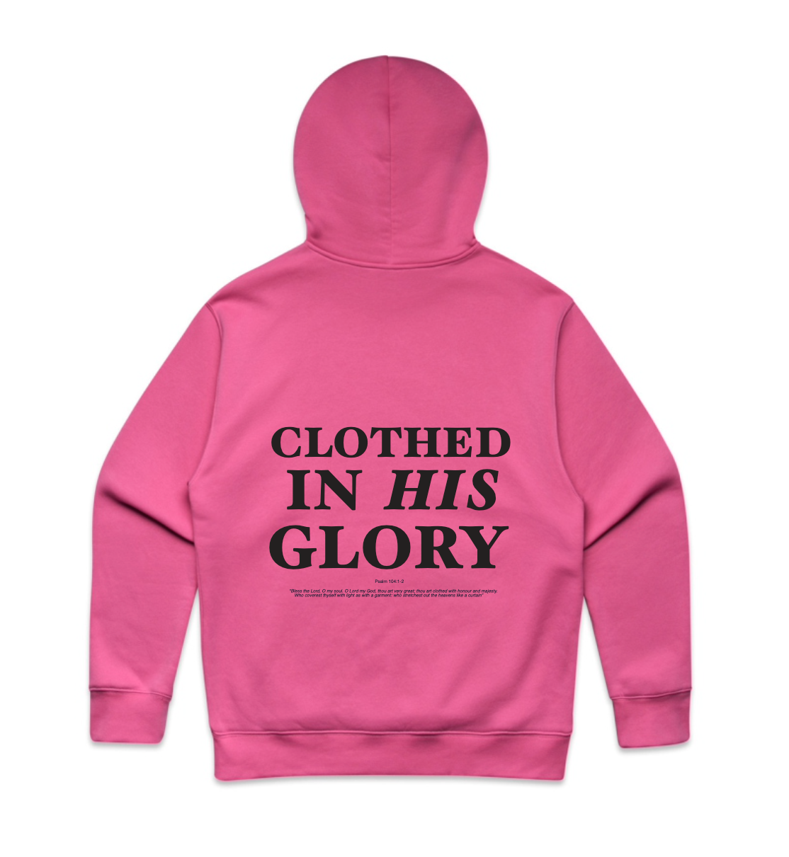 Chapel Wear Hood - Pink/Black